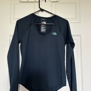 The North Face Black Fitted Long Sleeve Tee